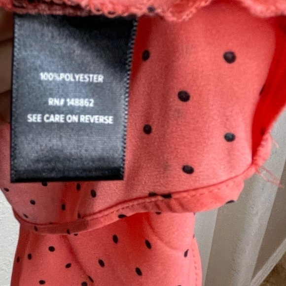 Torrid SOPHIE - CORAL DOT GEORGETTE CAMI size 2X - Picture 7 of 8